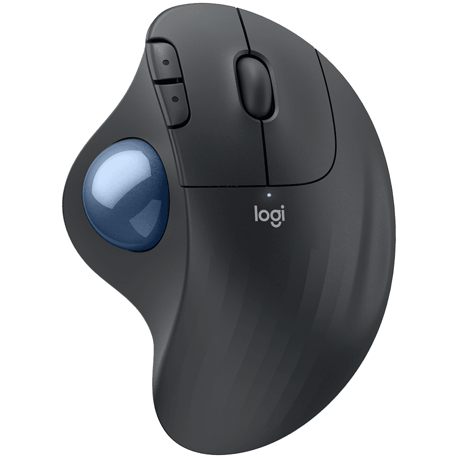 LOGITECH ERGO M575S Wireless Trackball - GRAPHITE+BLUE BALL - BT - EMEA28-935