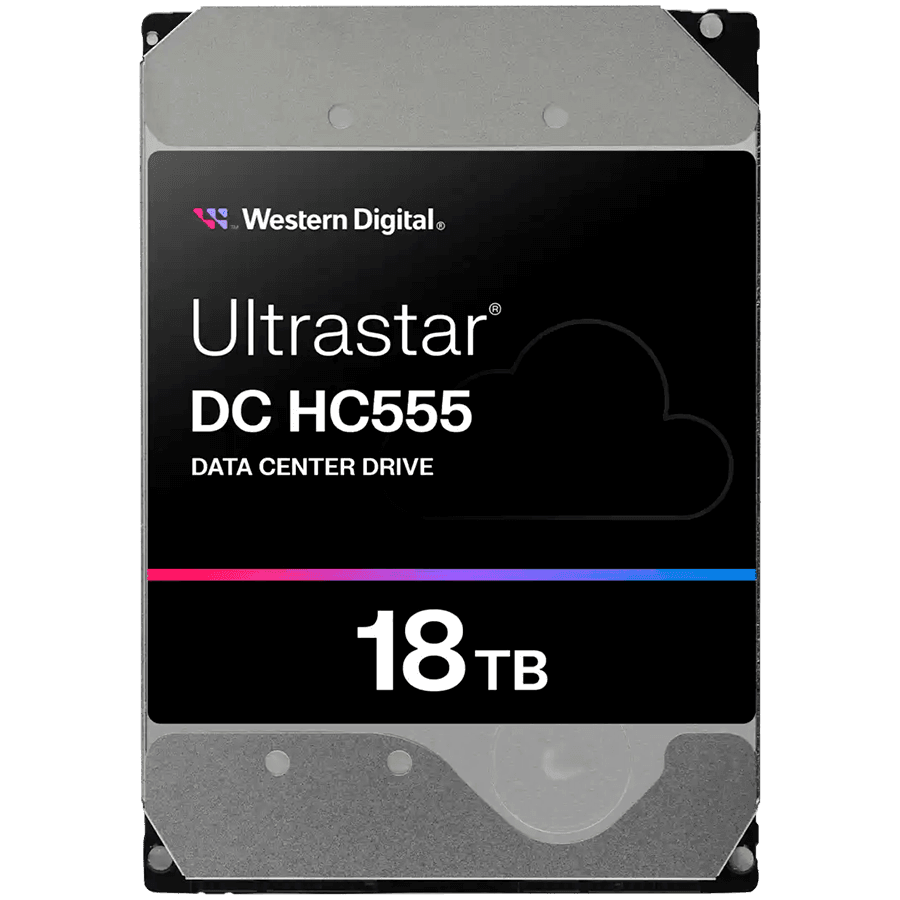 HDD Server WD/HGST ULTRASTAR DC HC555 (3.5’’, 18TB, 512MB, 7200RPM, SAS 12Gb/s, 512E SE P3) SKU: 0B47747