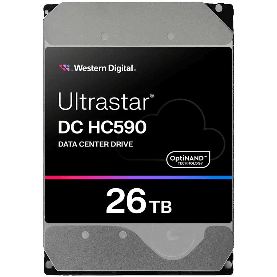 HDD Server WD/HGST ULTRASTAR DC HC590 (3.5’’, 26TB, 512MB, 7200RPM, SATA 6Gb/s, 512E SE NP3) SKU: 0F65672