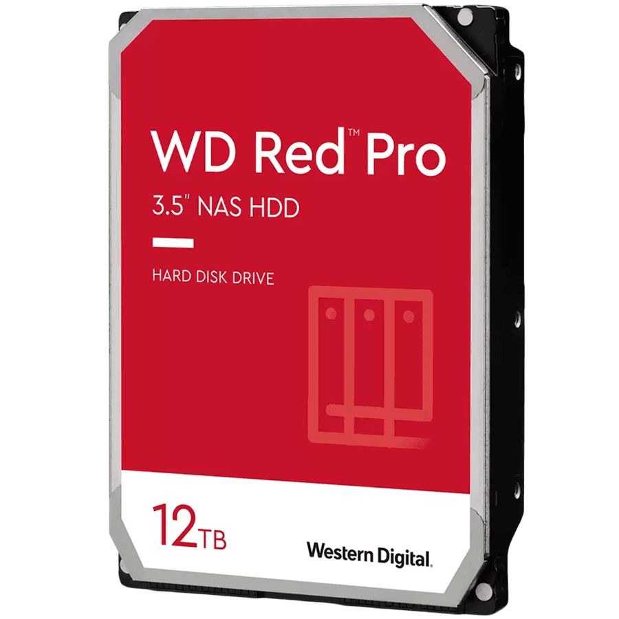 HDD Desktop WD Red Pro (3.5'', 12TB, 512MB, 7200 RPM, SATA 6 Gb/s)