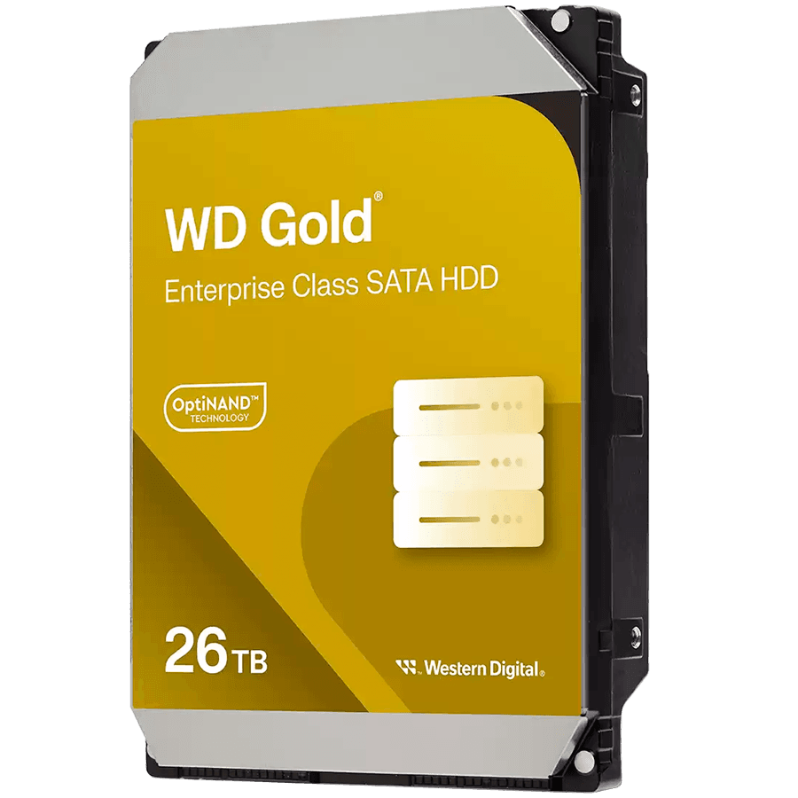 HDD Server WD Gold 26TB CMR 512e, 3.5'', 512MB, 7200 RPM, SATA
