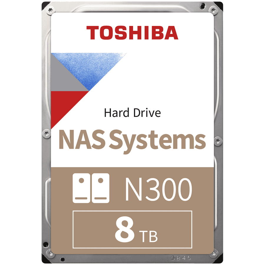 HDD NAS TOSHIBA N300 8TB CMR, 3.5'', 512MB, 7200RPM, SATA, TBW: 180