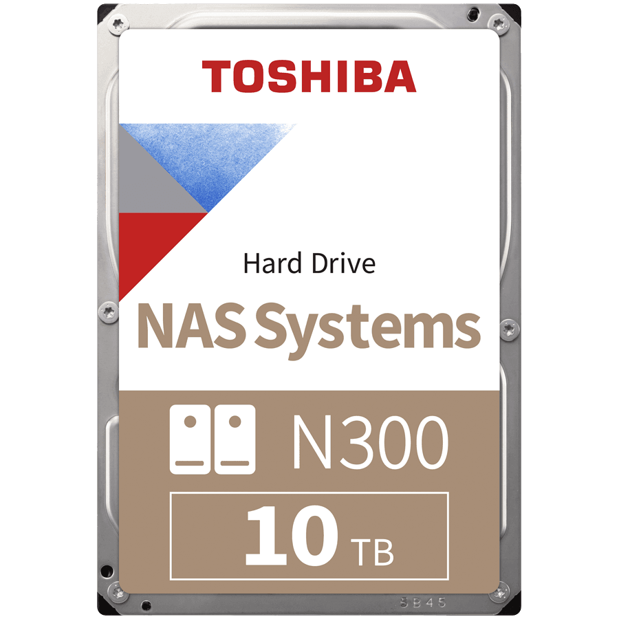 HDD NAS TOSHIBA N300 10TB CMR, 3.5'', 512MB, 7200RPM, SATA, TBW: 180