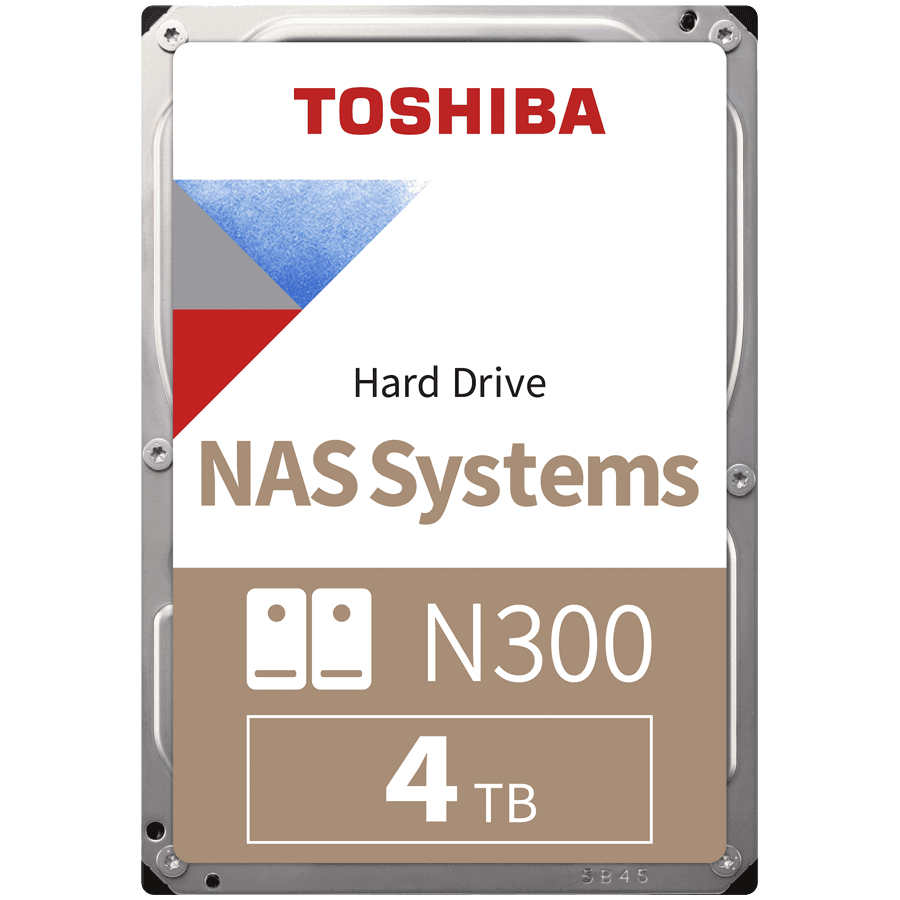 HDD NAS TOSHIBA N300 4TB CMR, 3.5'', 512MB, 7200RPM, SATA, TBW: 180