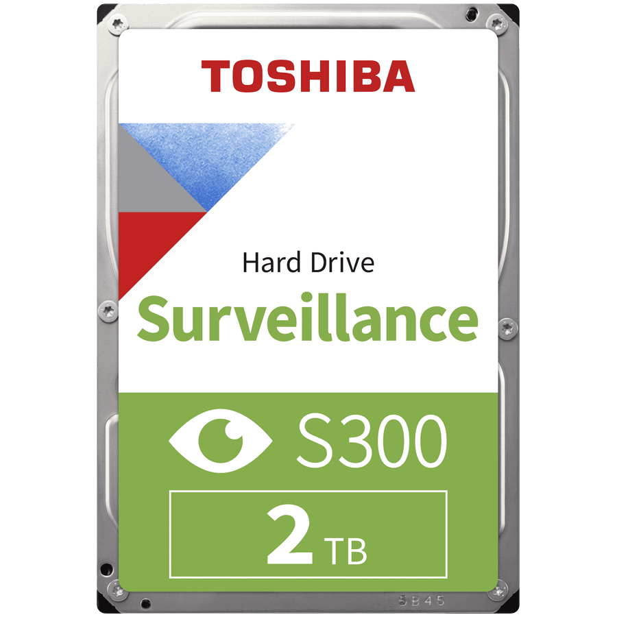HDD Video Surveillance TOSHIBA S300 2TB SMR, 3.5'', 128MB, 5400RPM, SATA, TBW: 180