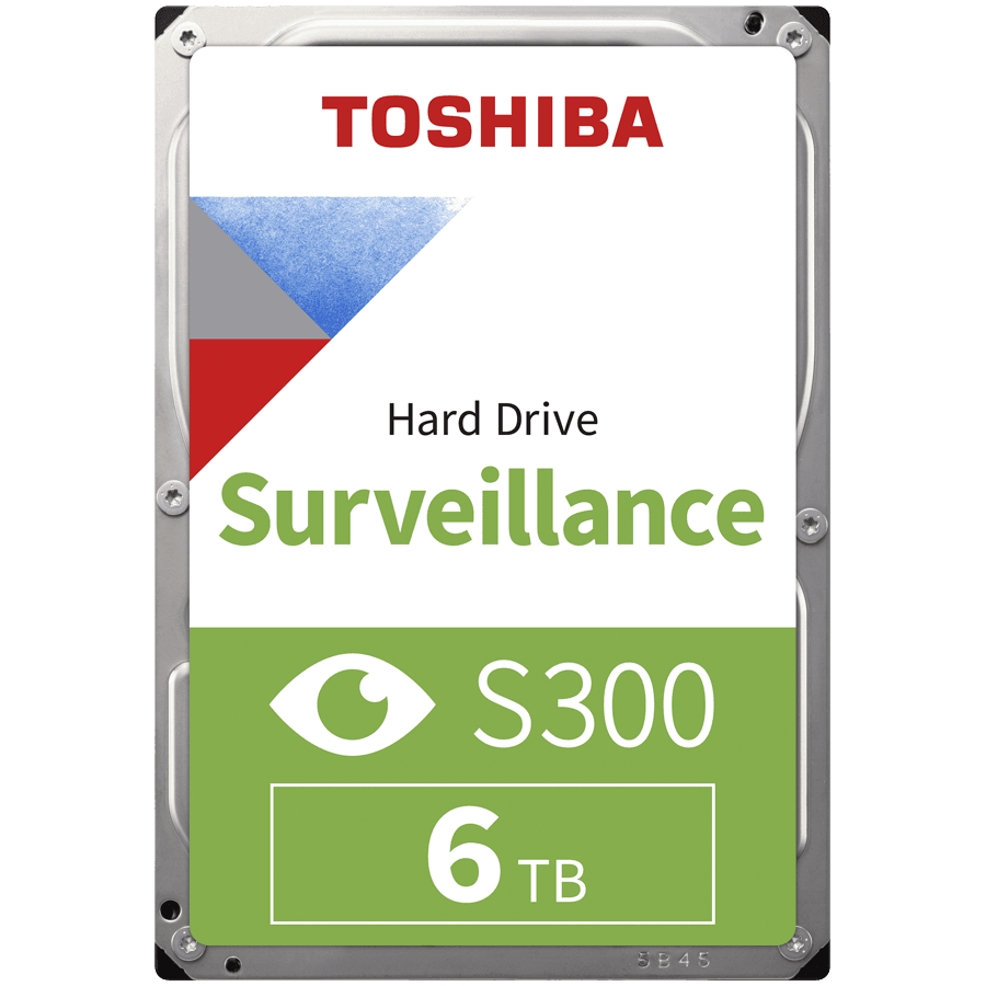 HDD Video Surveillance TOSHIBA S300 6TB SMR, 3.5'', 256MB, 5400RPM, SATA, TBW: 180