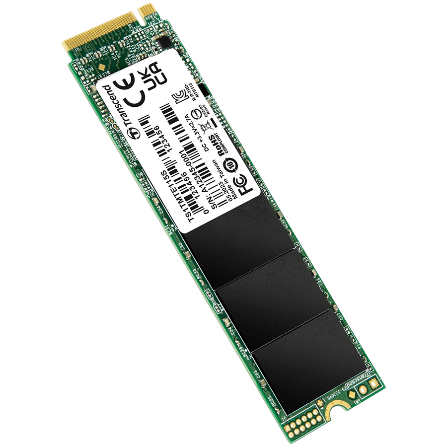 Transcend 1TB, M.2 2280,PCIe Gen3x4, NVMe, TLC, DRAM-less