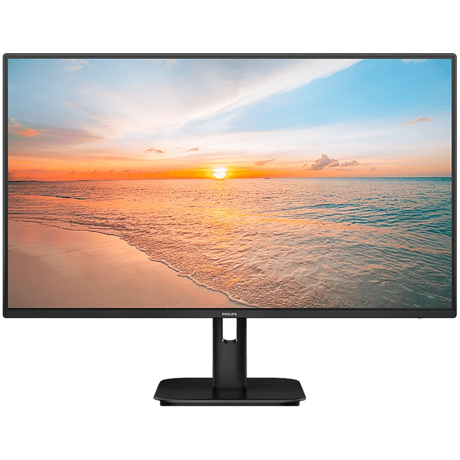 PHILIPS Monitor 24E1N1100A 23.8", 1920x1080 (FHD), IPS, 100Hz, 4ms (1ms MPRT), Adaptive Sync, 250 cd/m2, 1300:1, VGA (D-Sub), HDMI, Speakers, Tilt, Black