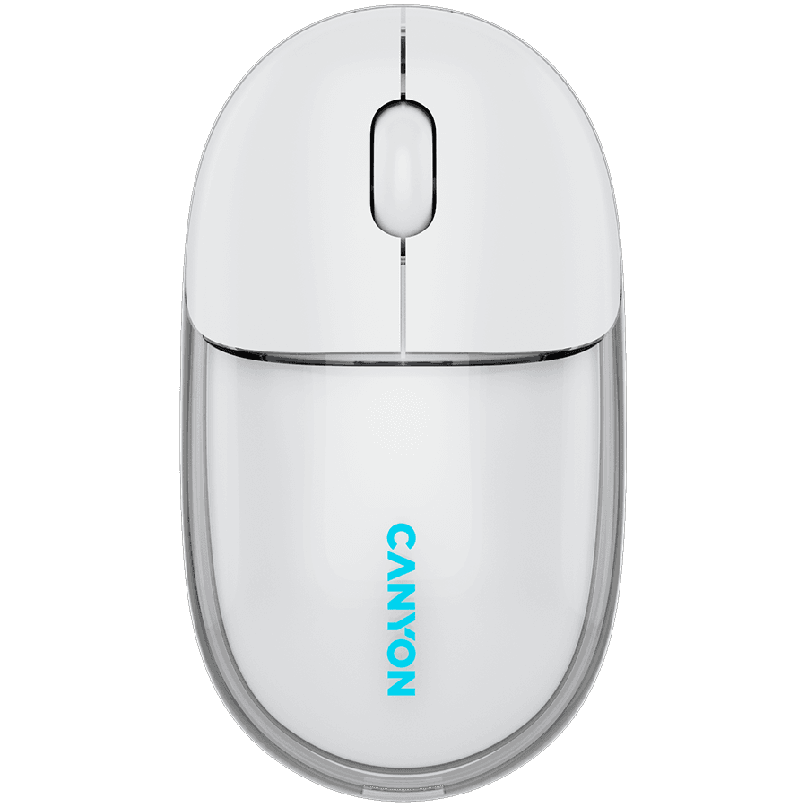 CANYON mouse OnClick 24 BT/ Wireless Transparent/White