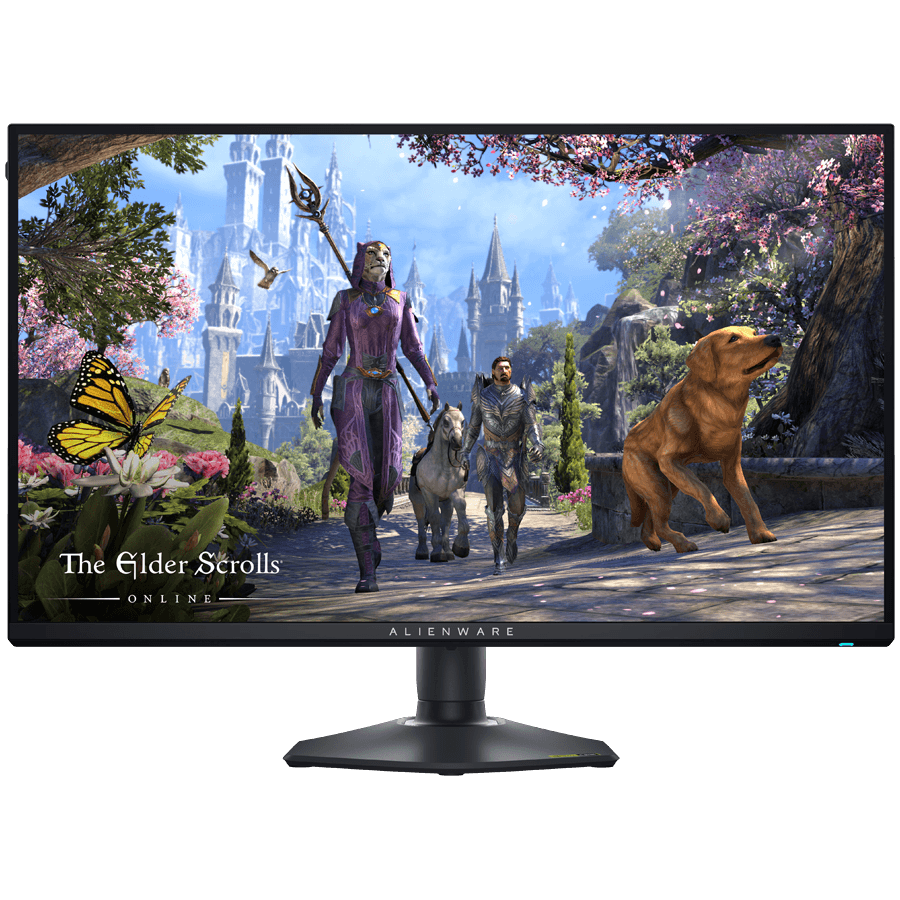 Monitor Alienware AW2725QF 27", 3840x2160, 4K UHD, 180Hz, IPS Antiglare, 16:9, 1000:1, 400 cd/m2, NVIDIA G-SYNC, 1ms/0.5ms, 178/178, DP, 2xHDMI, USB-C, USB-B, 3xUSB-A, Tilt, Swivel, Pivot, Height Adjust, 3Y