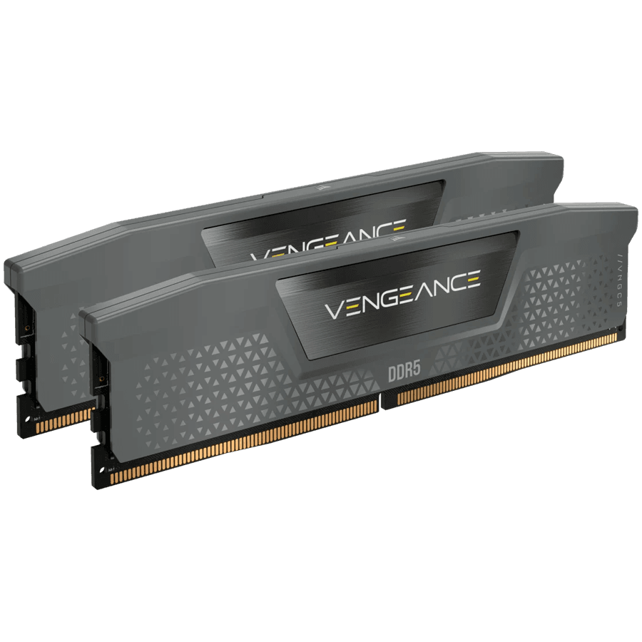 CORSAIR VENGEANCE DDR5 64GB (2x32GB) DDR5 5600 CL40-40-40-77 1.25V Desktop Memory AMD EXPO Memory - Grey, 0840006698166