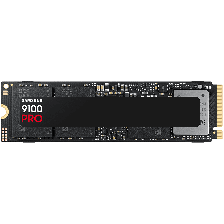 Samsung SSD 2TB M.2 PCIEx4 PCI Gen5.0 9100 Pro w/ Heatsink 14800/13400 MB/s 1200 TBW 5 yrs
