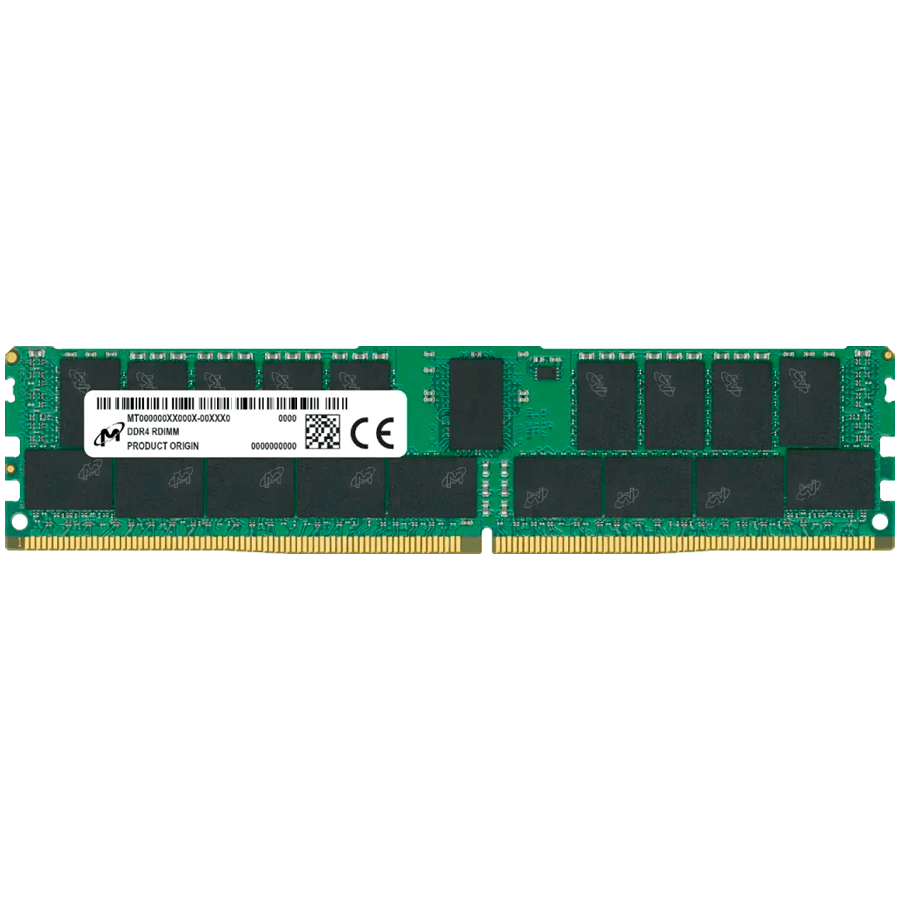 Micron DDR4 RDIMM 16GB 2Rx8 3200 CL22 (8Gbit) (Single Pack)