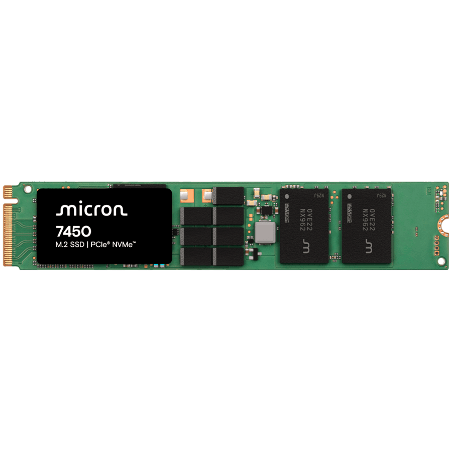 Micron 7450 PRO 1920GB NVMe M.2 (22x110) Non-SED Enterprise SSD [Single Pack]