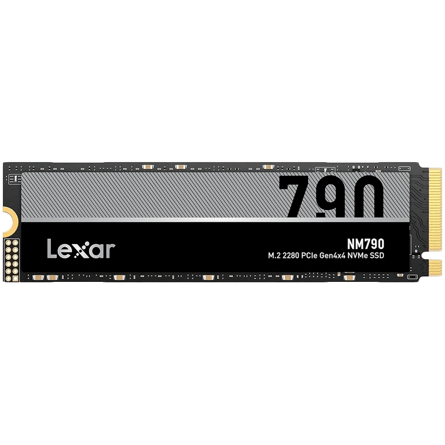 Lexar NM790 8TB PCIe Gen 4X4 M.2 NVMe, up to 7400 MB/s read and 6500 MB/s write
