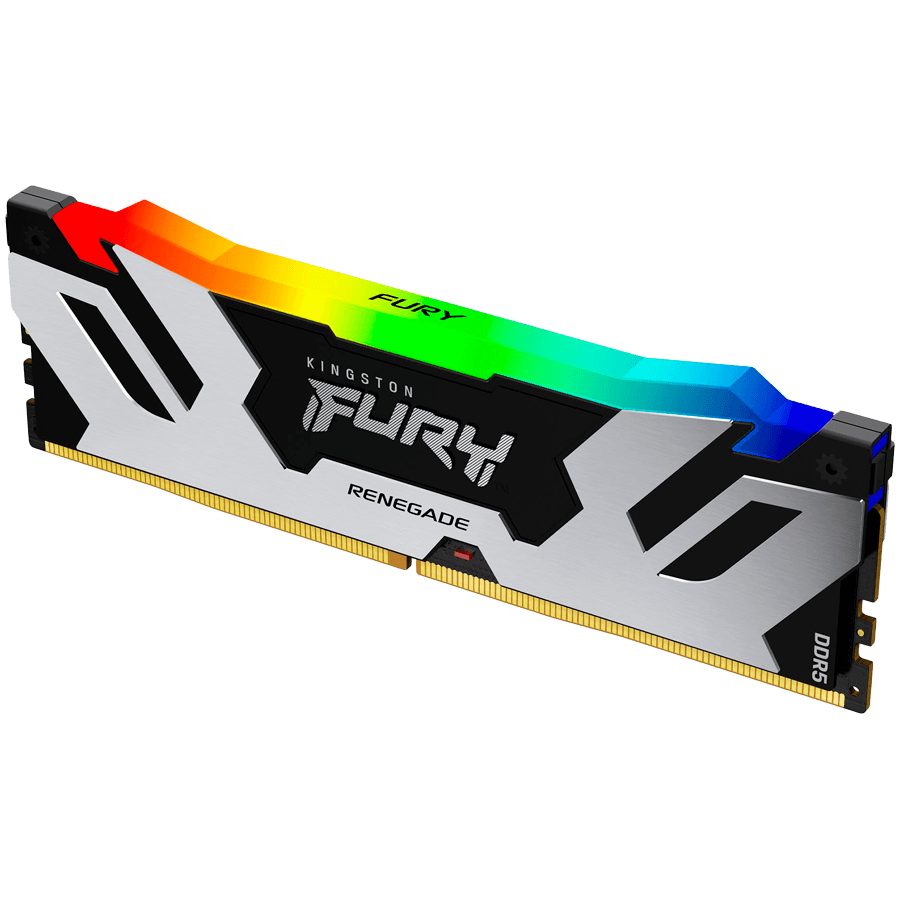 Kingston 24GB 8000MT/s DDR5 CL38 DIMM FURY Renegade RGB Silver