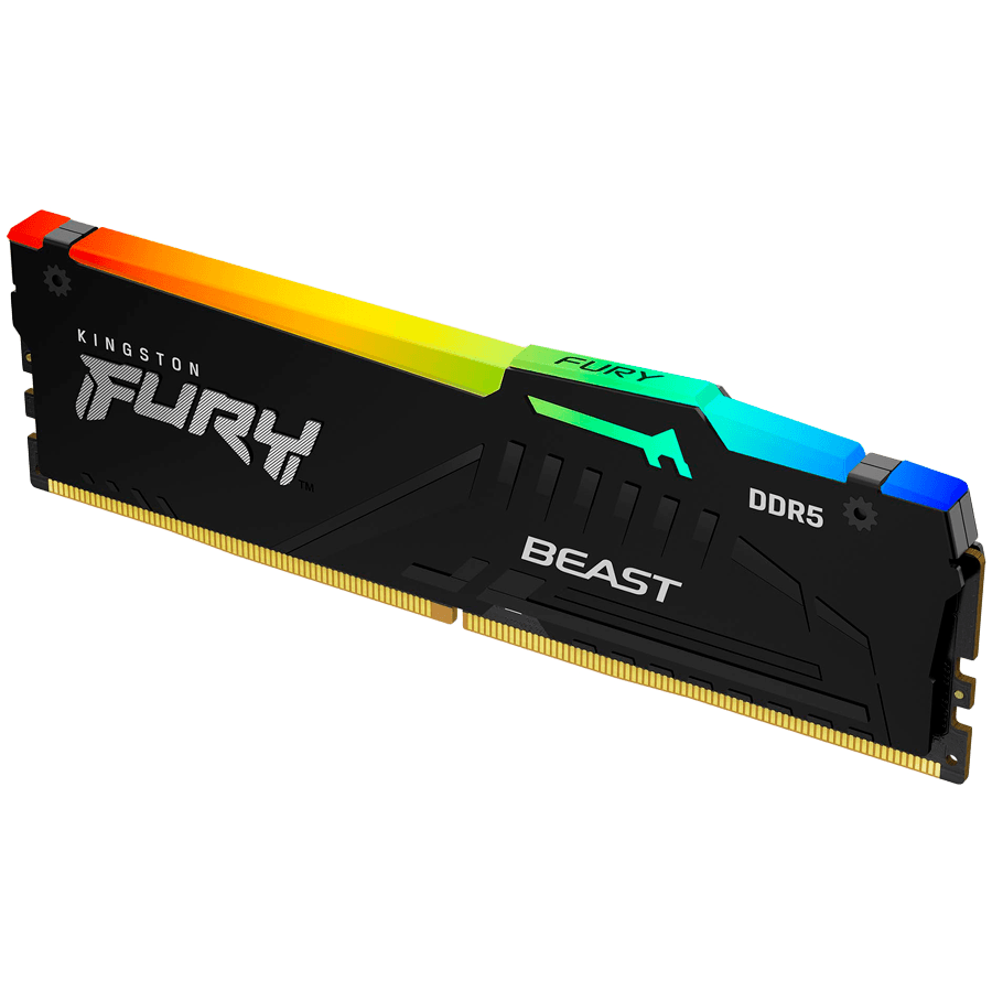 Kingston 64GB 5600MT/s DDR5 CL36 DIMM FURY Beast RGB