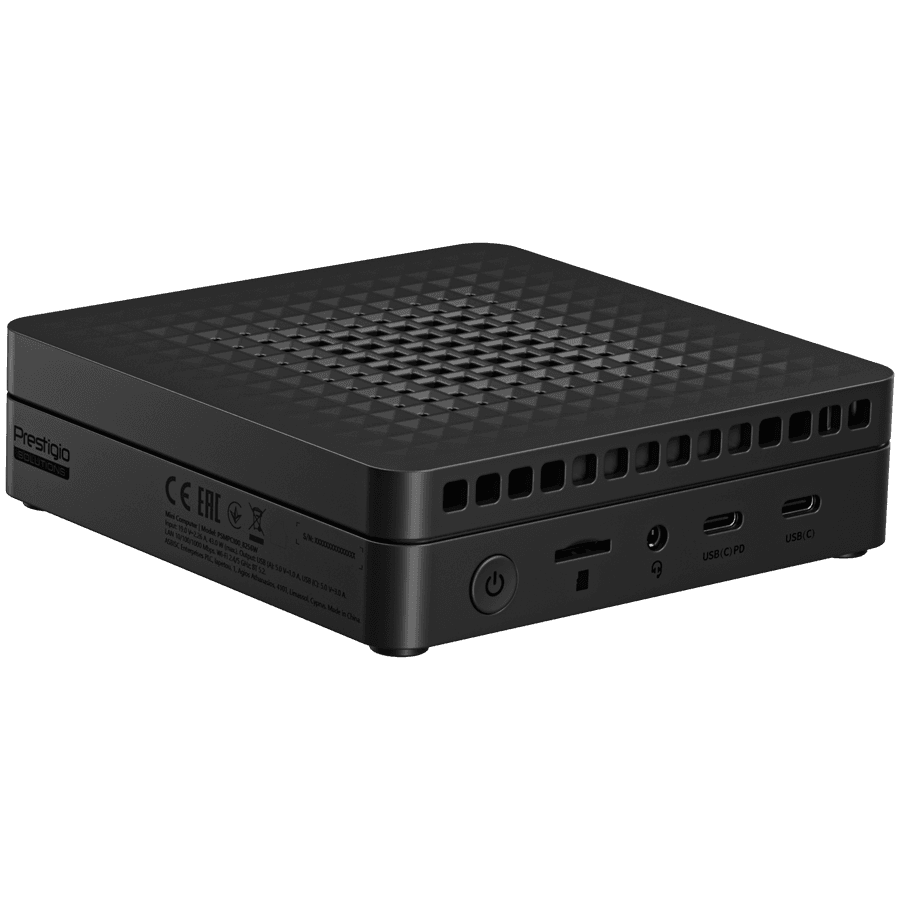 Prestigio Solutions Digital Media Player PSMPC100, Intel N100/N150, 8GB+256GB, Windows 11 Pro Trial
