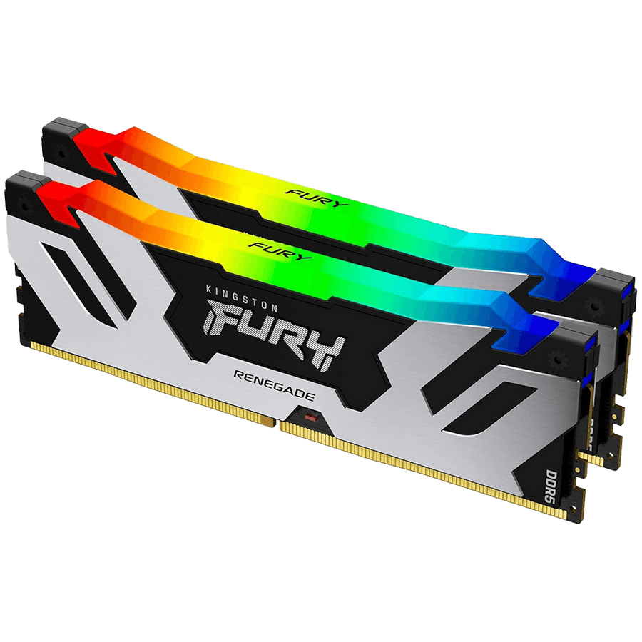Kingston 64GB 6400MT/s DDR5 CL32 DIMM (Kit of 2) FURY Renegade RGB XMP