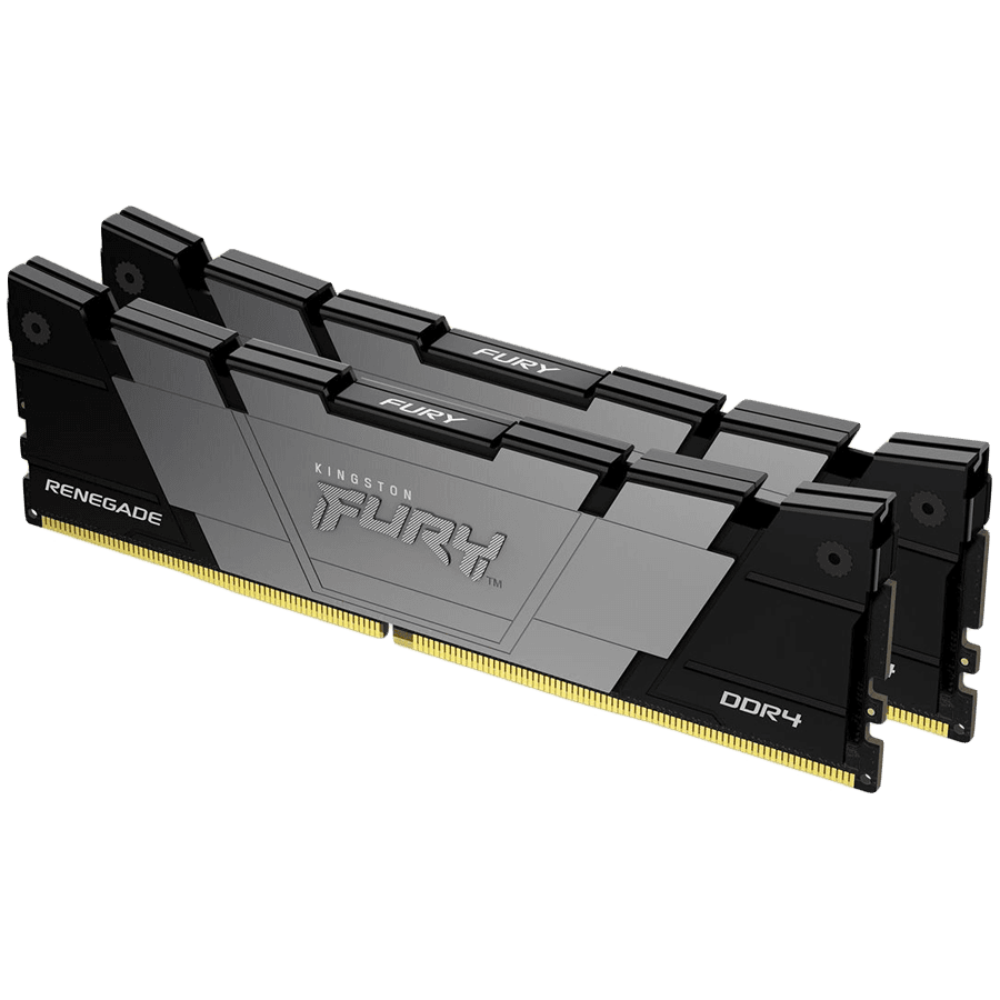 Kingston 128GB 3200MT/s DDR4 CL16 DIMM (Kit of 4) FURY Renegade Black