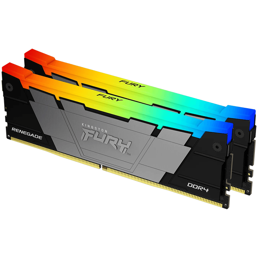 Kingston 64GB 3200MT/s DDR4 CL16 DIMM (Kit of 2) FURY Renegade RGB