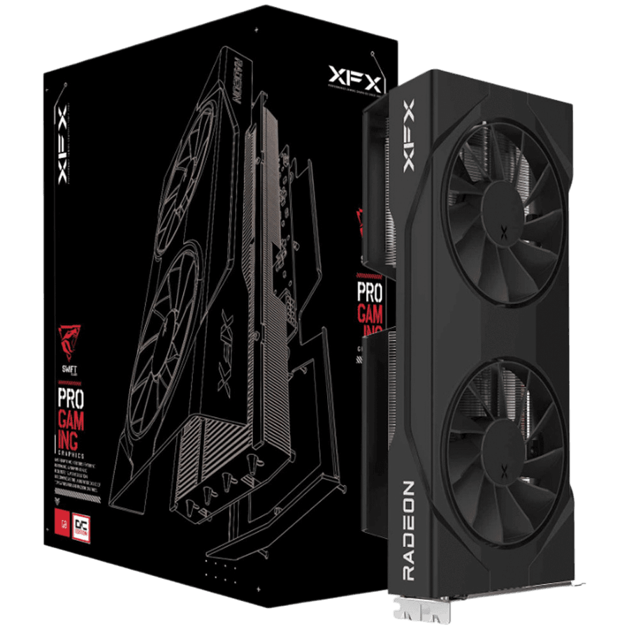 XFX Swift AMD Radeon RX 9060 XT OC 16GB GDDR6 128-bit HDMI 2x DP