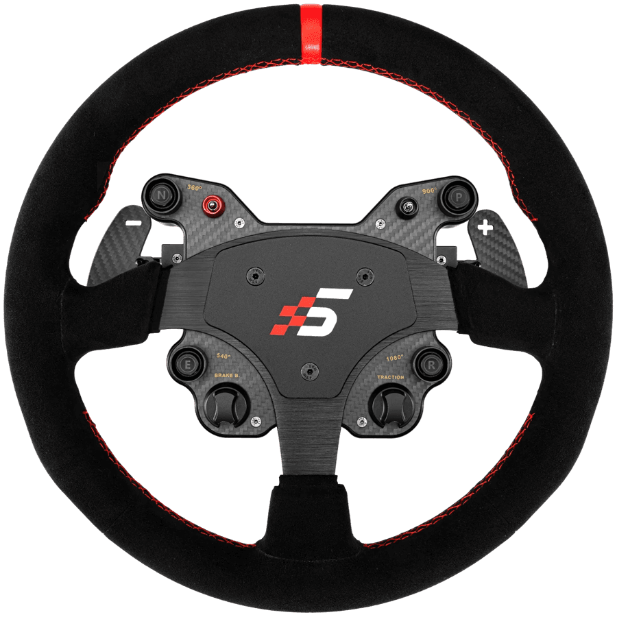 SIMAGIC GT1 Round Steering Wheel, Shifter Paddles, Suede| QR70 Included. S210