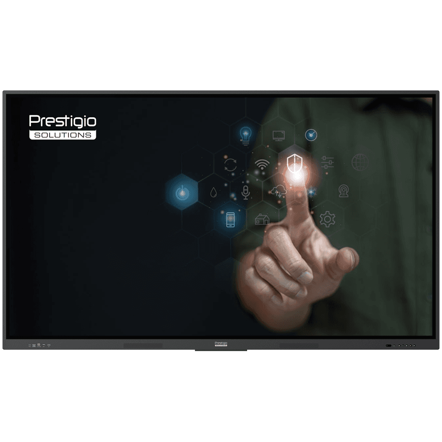 PRESTIGIO SOLUTIONS Multiboard 86" Light Series UHD 4K, Android 13, Wi-Fi, 40TP, touch pen