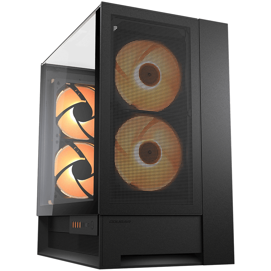 COUGAR OmnyX PC Case, Mid Tower, Black