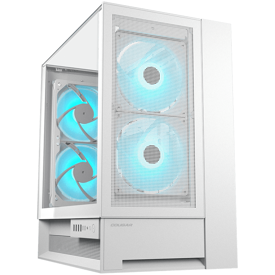 COUGAR OmnyX PC Case, Mid Tower, White