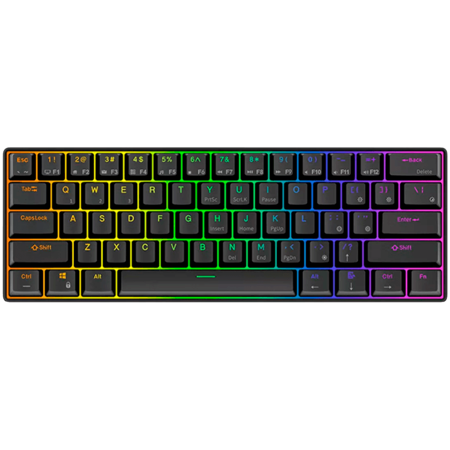 ROYAL KLUDGE RK61 Black Gaming Keyboard Red switch