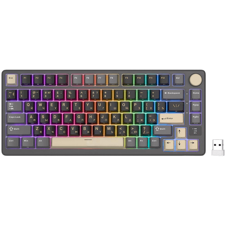 ROYAL KLUDGE RK-M75 Phantom Gaming Keyboard Brown switch