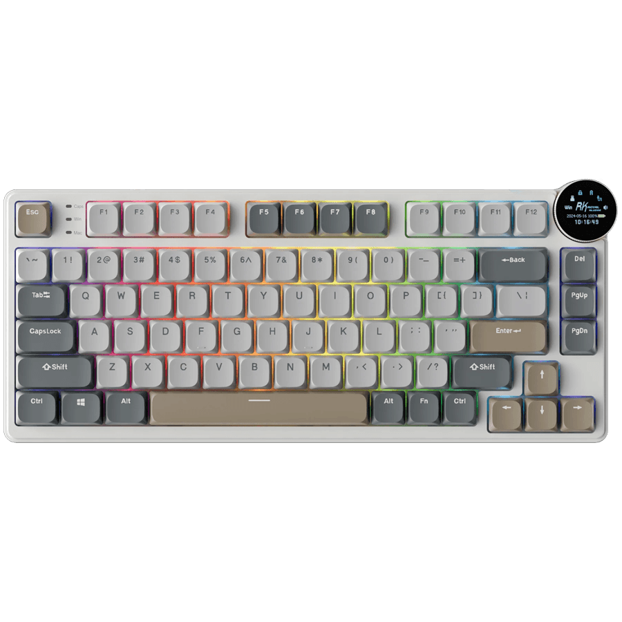 ROYAL KLUDGE RK N80 Pearly Dawn Gaming Keyboard Brown switch