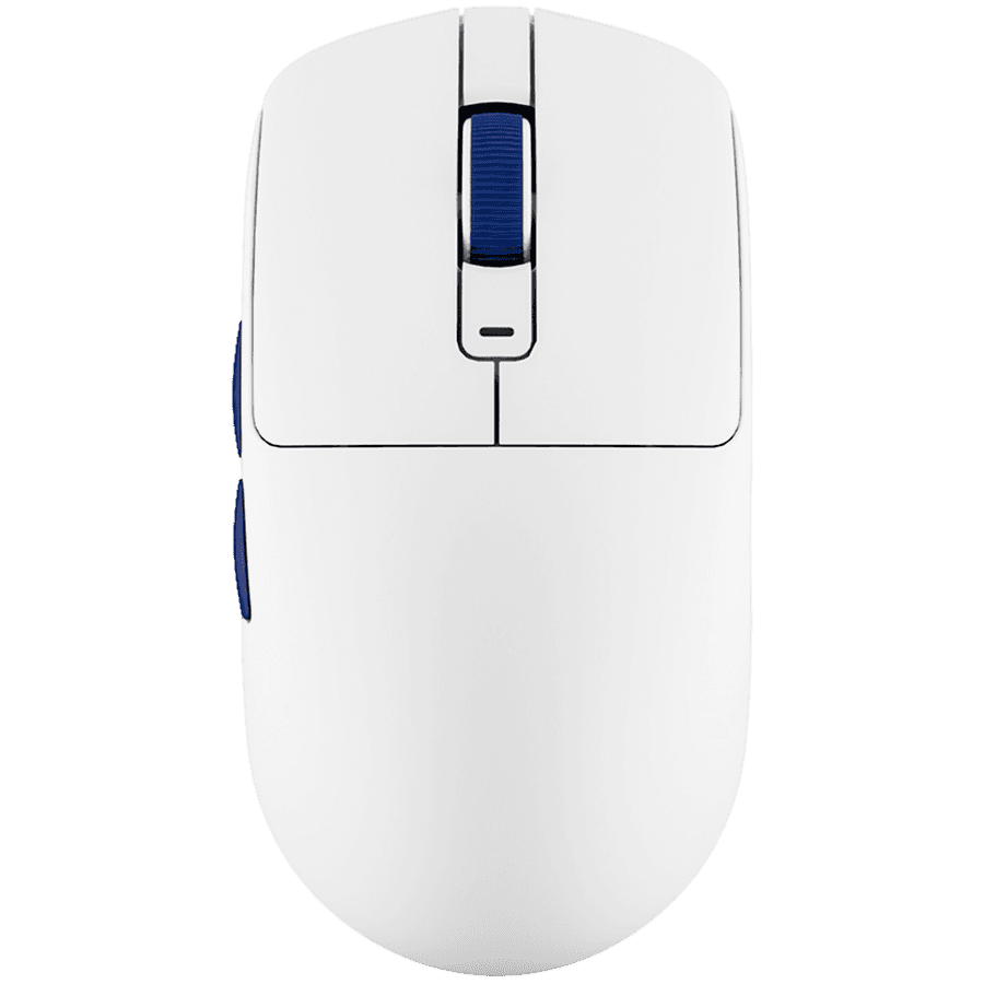 ROYAL KLUDGE M30 White Blue Gaming Mouse PAW 33111K
