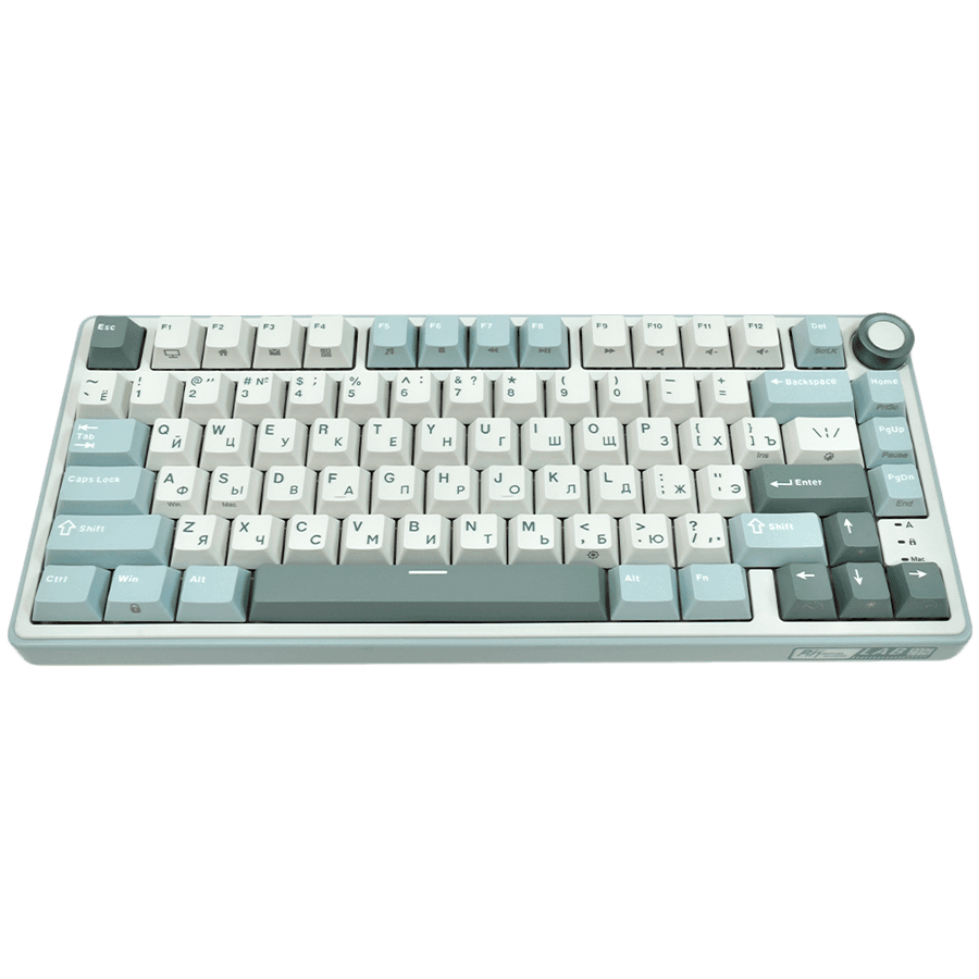 ROYAL KLUDGE R75 Sky Cyan Gaming Keyboard K silver switch