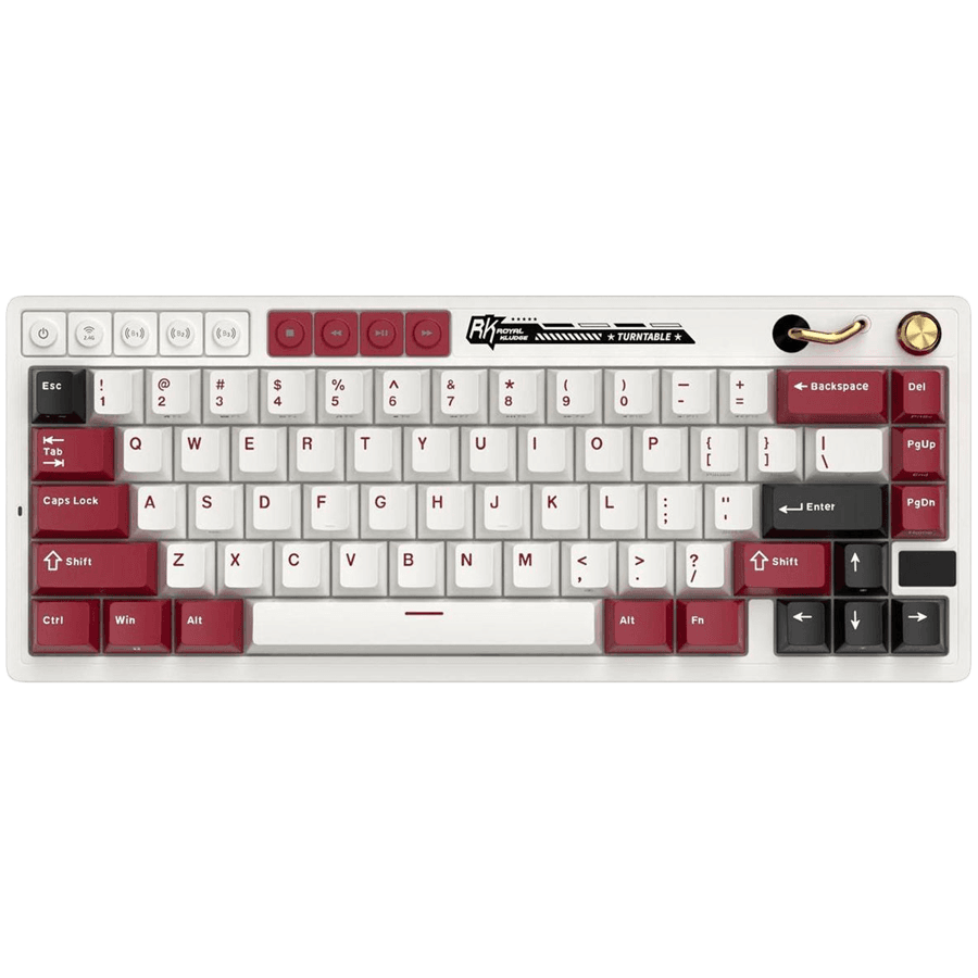 ROYAL KLUDGE RK M65 Famicom Gaming Keyboard Cream switch