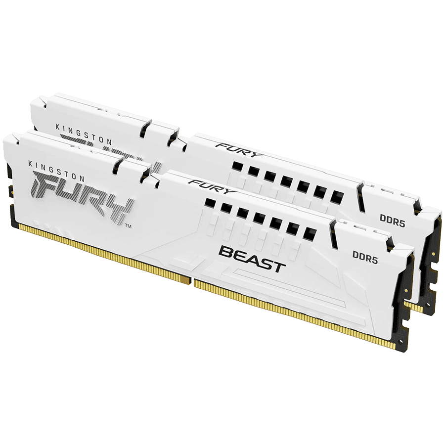 Kingston 64GB 6000MT/s DDR5 CL30 DIMM (Kit of 2) FURY Beast White EXPO
