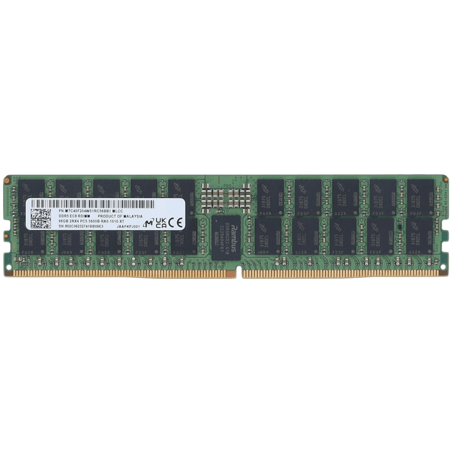 DDR5 RDIMM 96GB 2Rx4 5600 CL46 (24Gbit) (Tray)