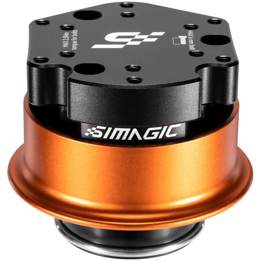 SIMAGIC Quick Release Wheel Adapter, CNC‑machined aluminium