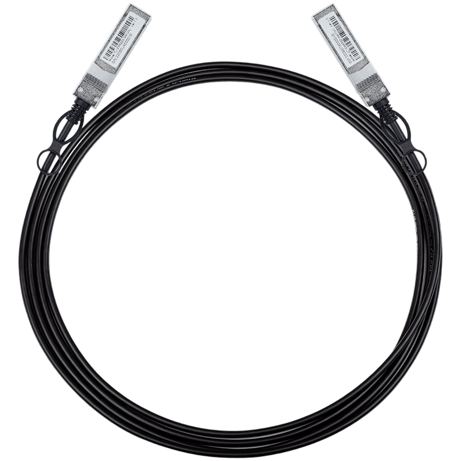 Omada 3M Direct Attach SFP+ Cable for 10 Gigabit Connections SPEC: Up to 3 m Distance