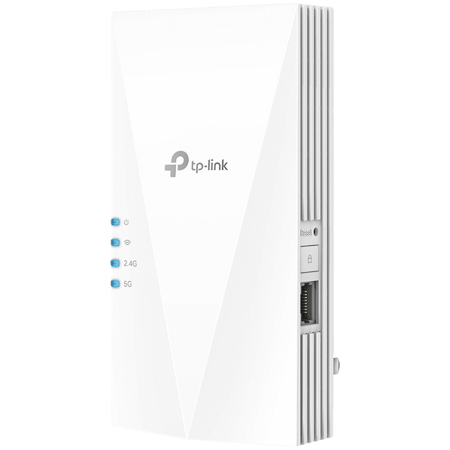TP-Link RE700X - AX3000 Wi-Fi 6 Range Extender - 2.40 GHz, 5 GHz - Internal - 1 x Network (RJ-45) - Gigabit Ethernet - 12.50 WAX3000 WI-FI 6 RANGE EXTENDER ACCS -