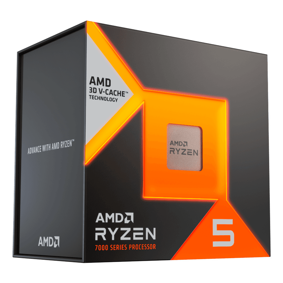 AMD CPU Desktop Ryzen 5 6C/12T 7500X3D (4.5GHz,102MB,65W,AM5) box, with Radeon Graphics