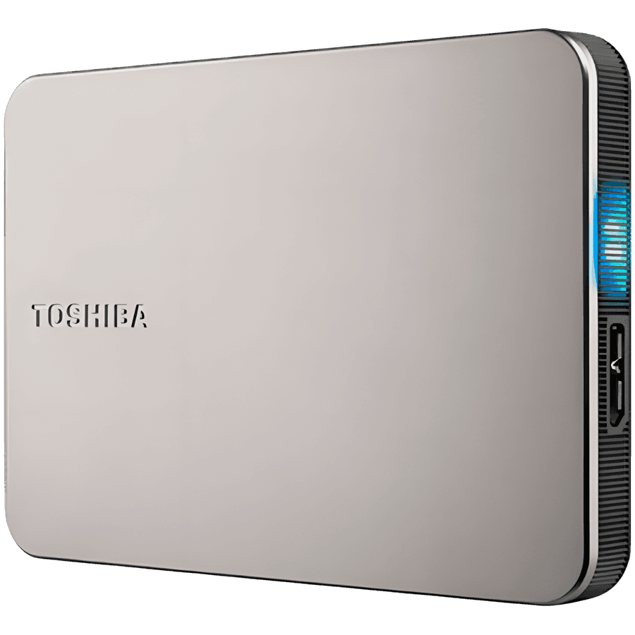Toshiba External Hard Drive Canvio Flex (2.5 "2 TB, USB3.2 Gen 1, Warm Silver)