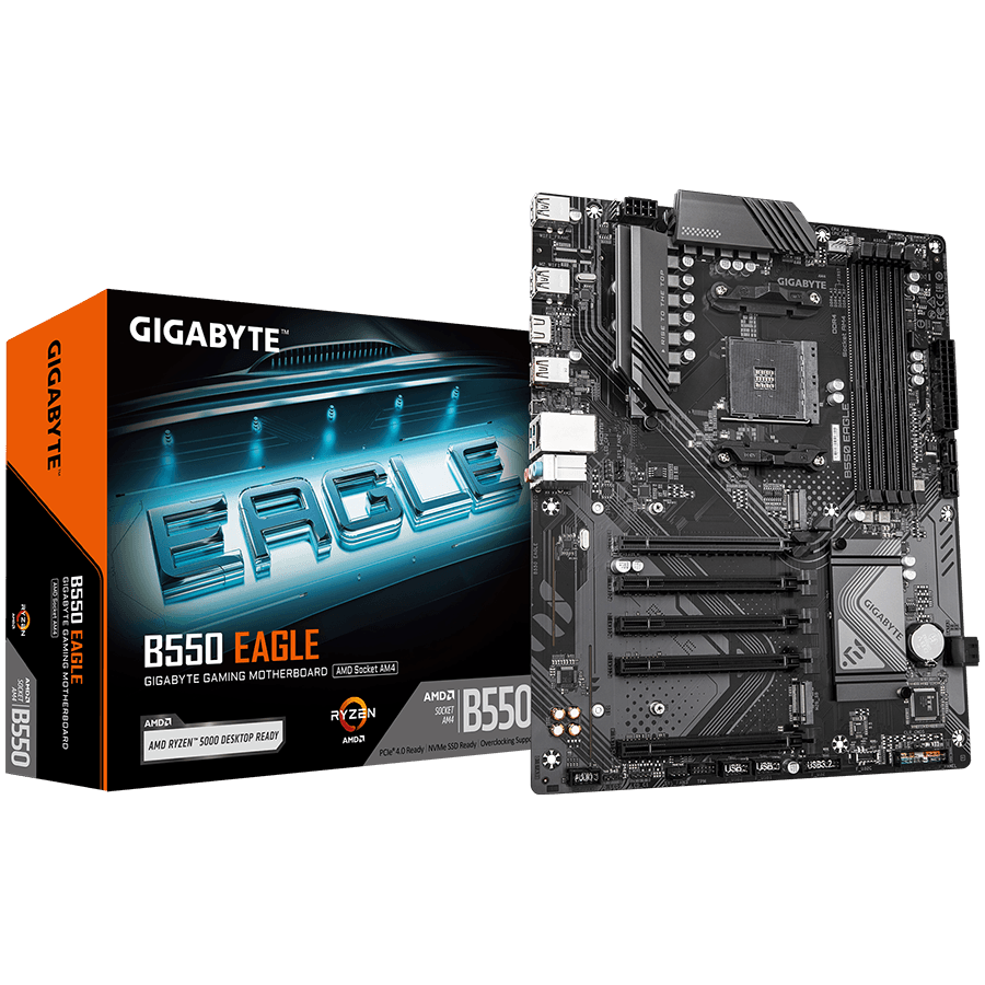 GIGABYTE B550 EAGLE, AM4, 4x DDR4, ATX