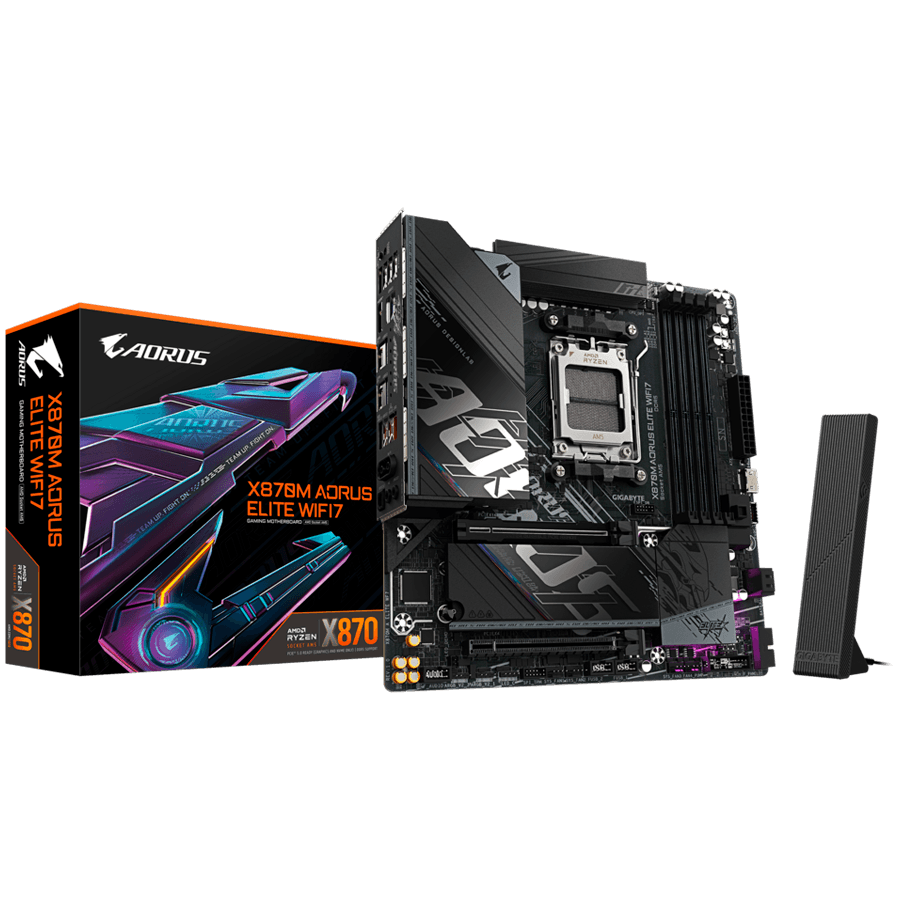 GIGABYTE X870M A ELITE WF7, AM5, 4x DDR5, mATX