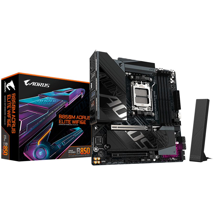 GIGABYTE B850M AORUS ELITE WIFI6E, AM5, 4xDDR5, mATX
