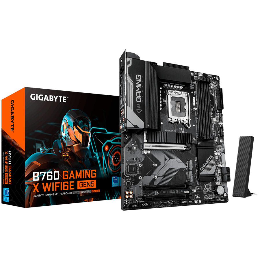 GIGABYTE B760 GAMING X WIFI6E GEN5, LGA1700, 4x DDR5, ATX