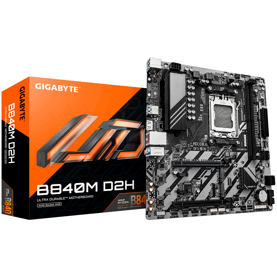 GIGABYTE B840M D2H, AM5, 2x DDR5, mATX