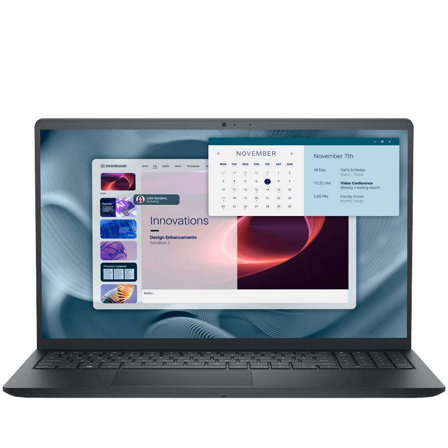 Dell Pro 15 Essential (PV15250), 15.6" FHD (1920 x 1080), non-Touch, Intel Core i-7-1355U (10C, up to 5.0Ghz), 16GB DDR5 (1x16GB), M.2 512GB SSD, Intel UHD, Wi-Fi, BT, HDMI, 1xUSB-C, 1xUSB 3.2, 1xUSB 2.0, CR, FngPr, Win11Pro, 3Y PS NBD, Black