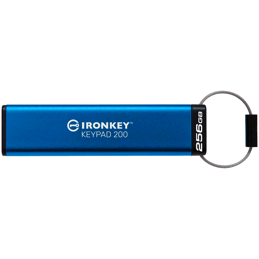 KINGSTON IronKey Keypad 200, 256GB, AES-256 Encrypted